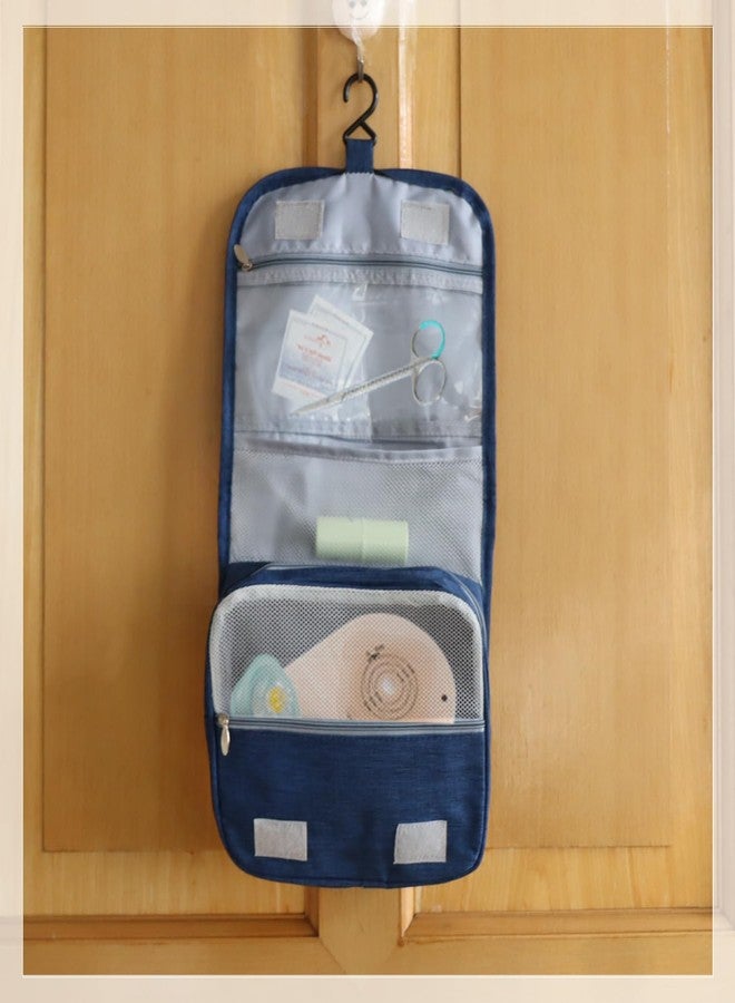 Welsoon Ostomy Travel Bag - Hanging Ostomy Supplies Bag for Colostomy, Ileostomy, Random Color - Image 2